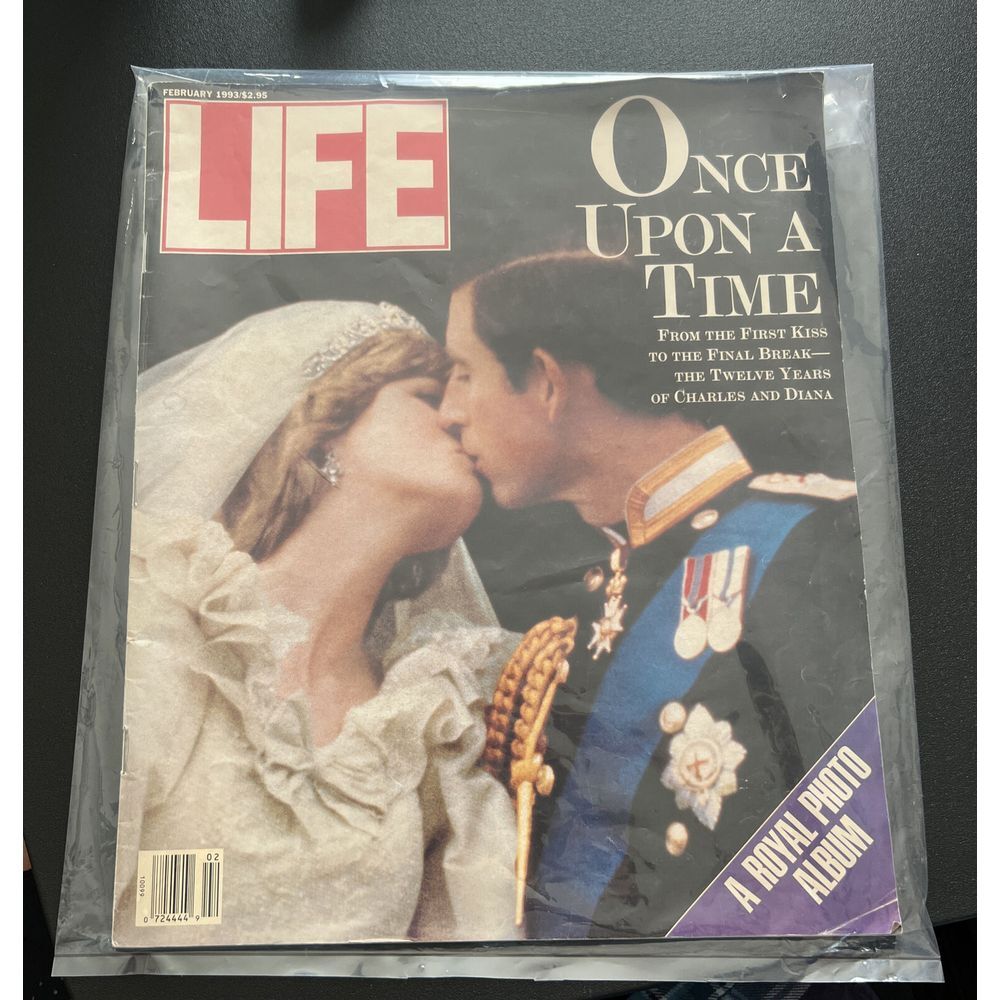 Life Magazine: February 1993 Once Upon A Time - The 12 Years‎ of Charles & Diana